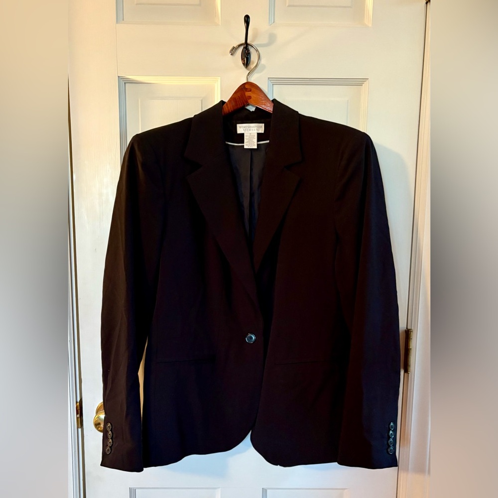 Worthington Classic Black Blazer